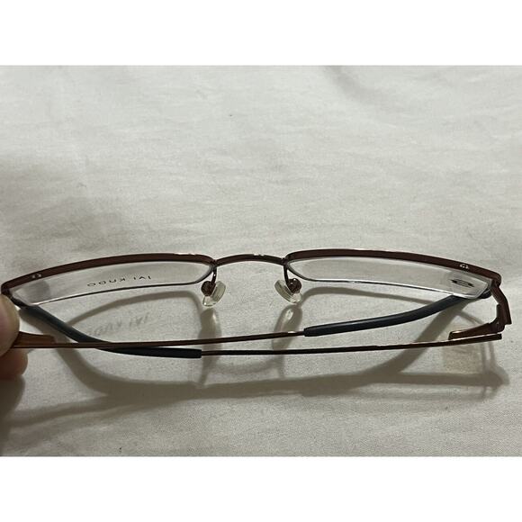 JAI KUDO 411 K3 M03 COPPER COLORED EYEGLASSES GLASSES FRAME 50-19-135mm - Picture 6 of 8